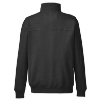Nautica Men's Anchor Fleece Quarter-Zip Pullover, Black, Back view