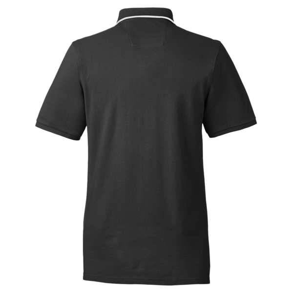 Nautica Men's Deck Polo, Black, Back view