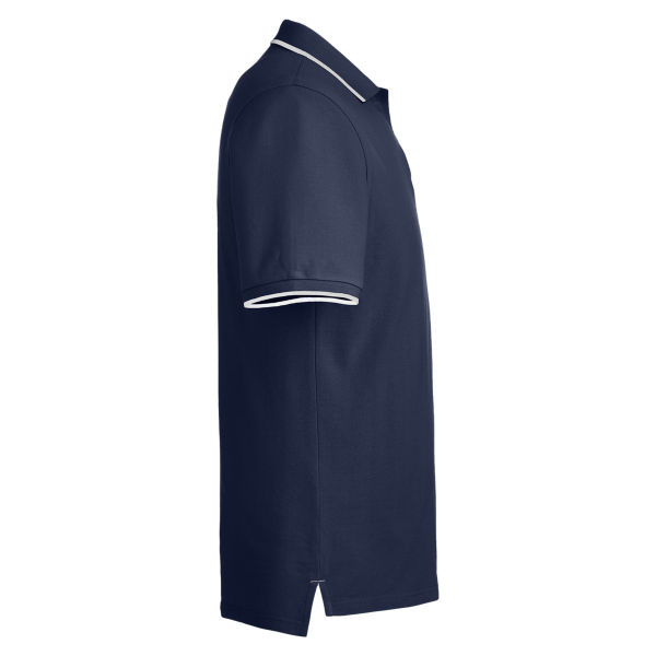 Nautica Men's Deck Polo, Navy, Right Sleeve view