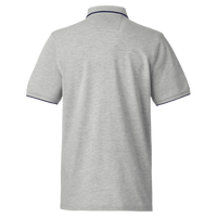 Nautica Men's Deck Polo, Oxford Heather, Back view