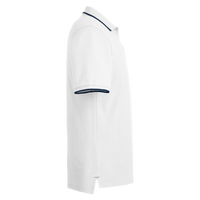 Nautica Men's Deck Polo, White, Right Sleeve view