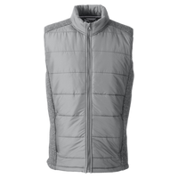 Nautica Men's Harbor Puffer Vest, Graphite / Graphite Heather, Front view