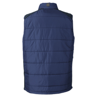 Nautica Men's Harbor Puffer Vest, Navy / Navy Heather, Back view