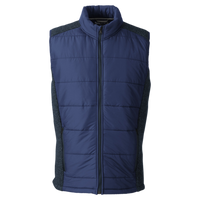 Nautica Men's Harbor Puffer Vest, Navy / Navy Heather, Front view