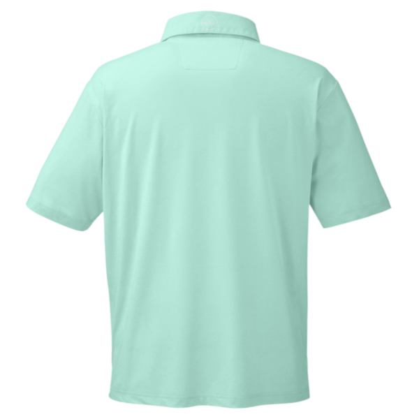 Nautica Men's Saltwater Polo, Cool Mint, Back view