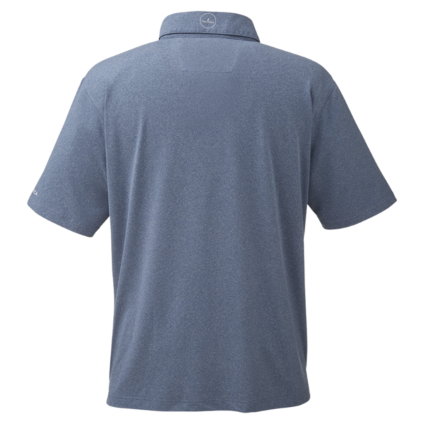 Nautica Men's Saltwater Polo, Faded Navy, Back view