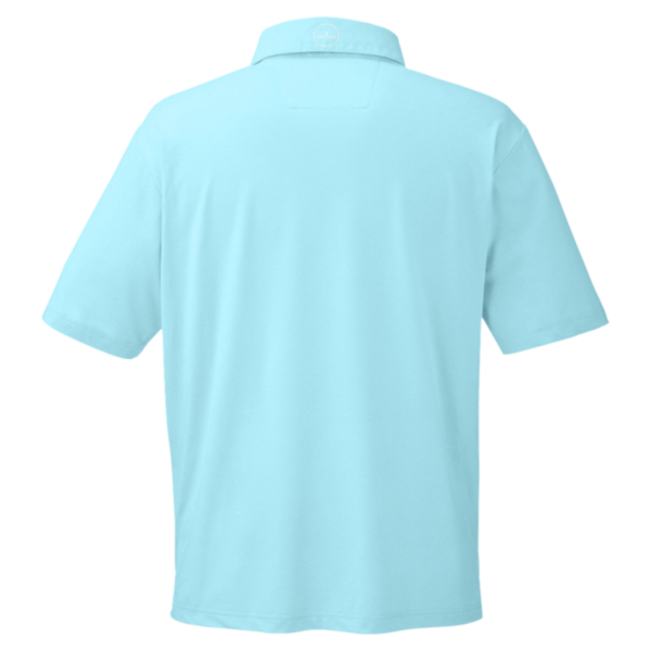 Nautica Men's Saltwater Polo, Sea Mist, Back view