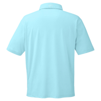 Nautica Men's Saltwater Polo, Sea Mist, Back view