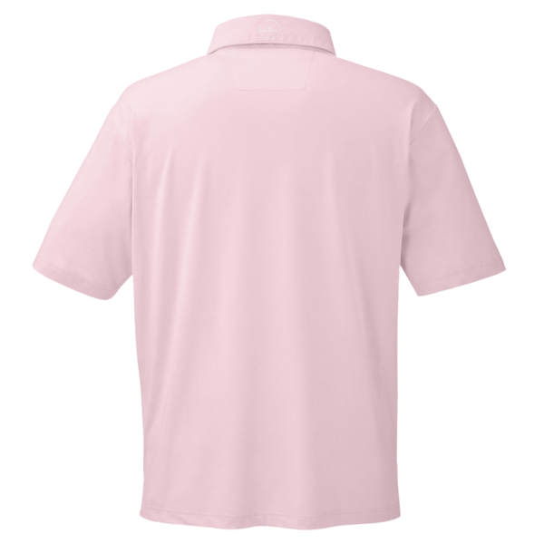 Nautica Men's Saltwater Polo, Sunset Pink, Back view