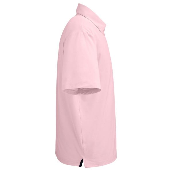 Nautica Men's Saltwater Polo, Sunset Pink, Right Sleeve view