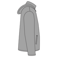 Nautica Men's Wavestorm Hooded Soft Shell Jacket, Graphite, Right Sleeve view