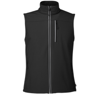 Nautica Men's Wavestorm Soft Shell Vest, Black, Front view
