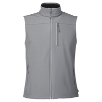 Nautica Men's Wavestorm Soft Shell Vest, Graphite, Front view