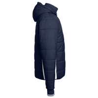Nautica Men's l Mile Hooded Puffer Jacket, Navy / Antique White, Right Sleeve view