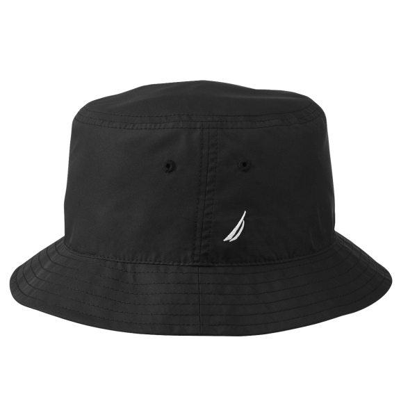 Nautica Rock Island Bucket Hat, Black, Right Side view