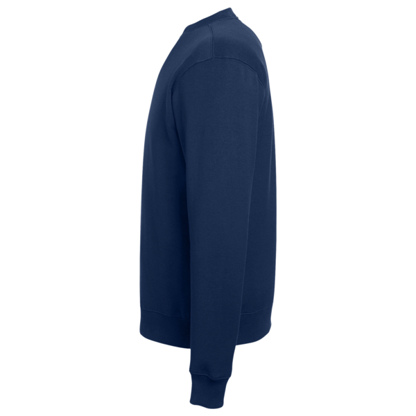 Nautica Unisex Anchor Fleece Crewneck Sweatshirt, Navy, Left Sleeve view