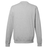 Nautica Unisex Anchor Fleece Crewneck Sweatshirt, Oxford Heather, Back view