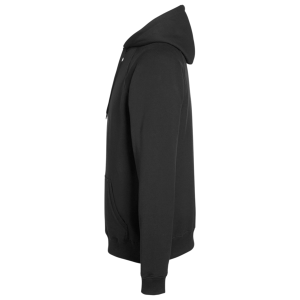 Nautica Unisex Anchor Fleece Hooded Sweatshirt, Black, Left Sleeve view
