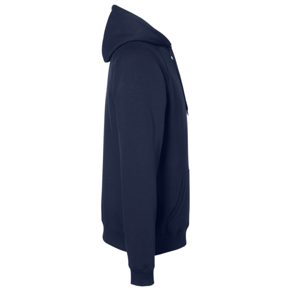 Nautica Unisex Anchor Fleece Hooded Sweatshirt, Navy, Right Sleeve view