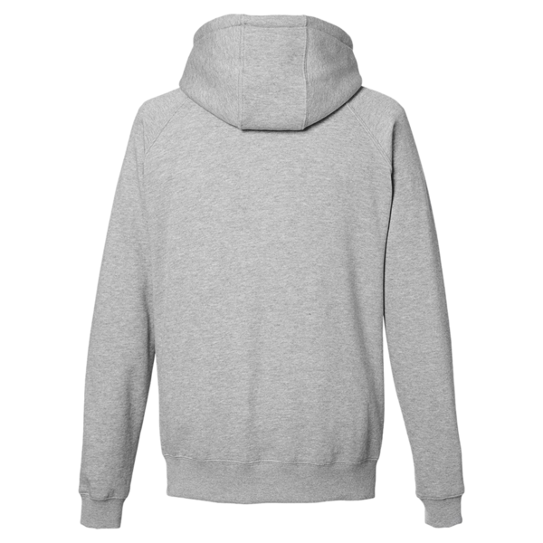 Nautica Unisex Anchor Fleece Hooded Sweatshirt, Oxford Heather, Back view