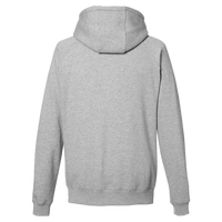 Nautica Unisex Anchor Fleece Hooded Sweatshirt, Oxford Heather, Back view