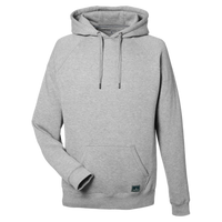Nautica Unisex Anchor Fleece Hooded Sweatshirt, Oxford Heather, Front view