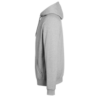 Nautica Unisex Anchor Fleece Hooded Sweatshirt, Oxford Heather, Left Sleeve view