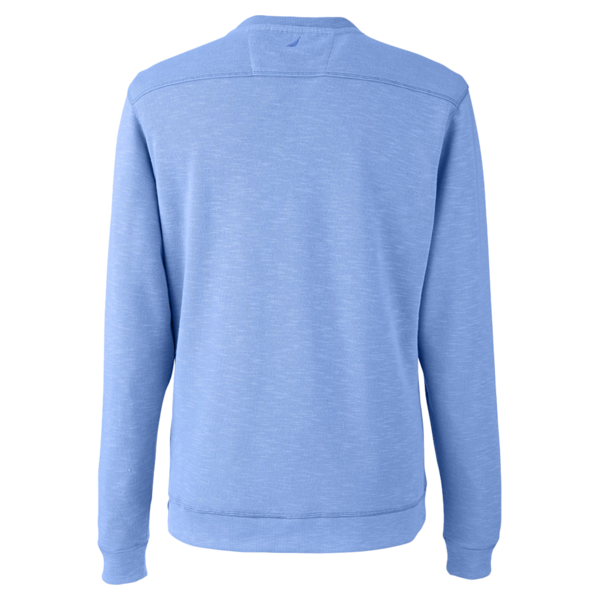 Nautica Unisex Sun Surfer Supreme Crewneck Sweatshirt, Vintage Mavi, Back view