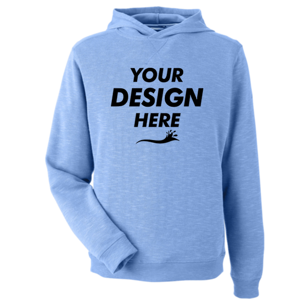 Nautica Unisex Sun Surfer Supreme Hooded Sweatshirt, Vintage Mavi, Front view, Mockup