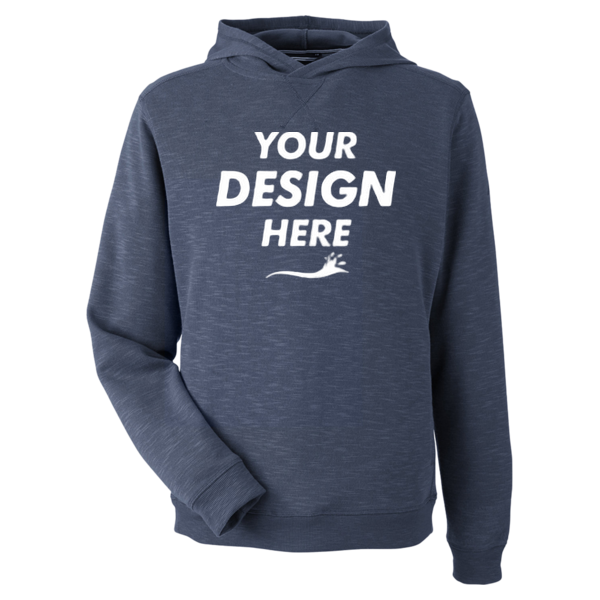 Nautica Unisex Sun Surfer Supreme Hooded Sweatshirt, Vintage Navy, Front view, Mockup