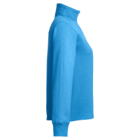 Nautica Women's Anchor Fleece Quarter-Zip Sweatshirt, Azure Blue, Right Sleeve view
