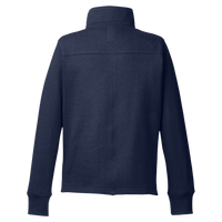 Nautica Women's Anchor Fleece Quarter-Zip Sweatshirt, Navy, Back view