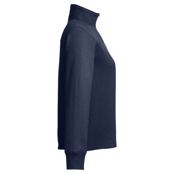 Nautica Women's Anchor Fleece Quarter-Zip Sweatshirt, Navy, Right Sleeve view