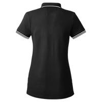 Nautica Women's Deck Polo, Black, Back view