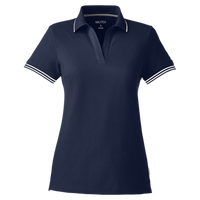Nautica Women's Deck Polo, Navy, Front view