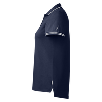 Nautica Women's Deck Polo, Navy, Left Sleeve view