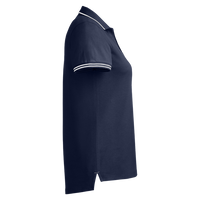 Nautica Women's Deck Polo, Navy, Right Sleeve view