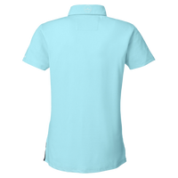 Nautica Women's Saltwater Polo, Sea Mist, Back view