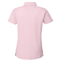 Nautica Women's Saltwater Polo, Sunset Pink, Back view
