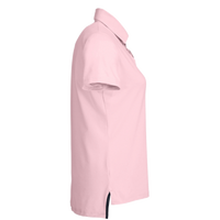 Nautica Women's Saltwater Polo, Sunset Pink, Right Sleeve view