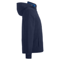 Nautica Women's Voyage Hooded Rain Jacket, Navy, Right Sleeve view