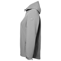 Nautica Women's Wavestorm Hooded Soft Shell Jacket, Graphite, Left Sleeve view