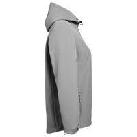 Nautica Women's Wavestorm Hooded Soft Shell Jacket, Graphite, Right Sleeve view