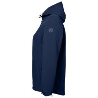 Nautica Women's Wavestorm Hooded Soft Shell Jacket, Navy, Left Sleeve view