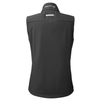 Nautica Women's Wavestorm Soft Shell Vest, Black, Back view