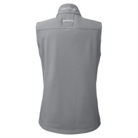 Nautica Women's Wavestorm Soft Shell Vest, Graphite, Back view