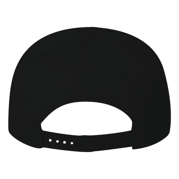 New Era Adjustable Structured Cap, Flag Black, Back view