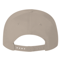 New Era Adjustable Structured Cap, Flag Khaki, Back view