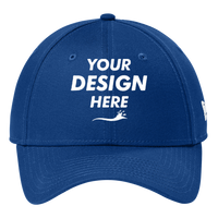 New Era Adjustable Structured Cap, Flag Royal, Front view, Mockup