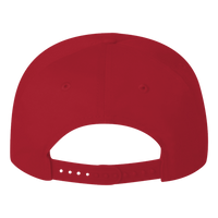 New Era Adjustable Structured Cap, Flag Scarlet Red, Back view